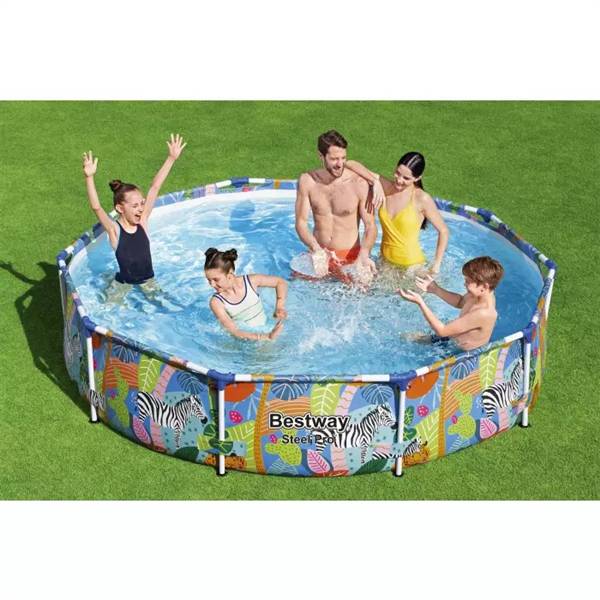 BESTWAY PISCINA STEEL PRO SAVANA CM.305X66 CAP.4062 LT.