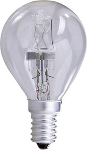 LAMPADINA ALOGENA SFERA E14 20W 