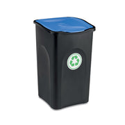 STEFANPLAST PATT ECOGREEN 50LT NERO/BLU CM 37X37X56H