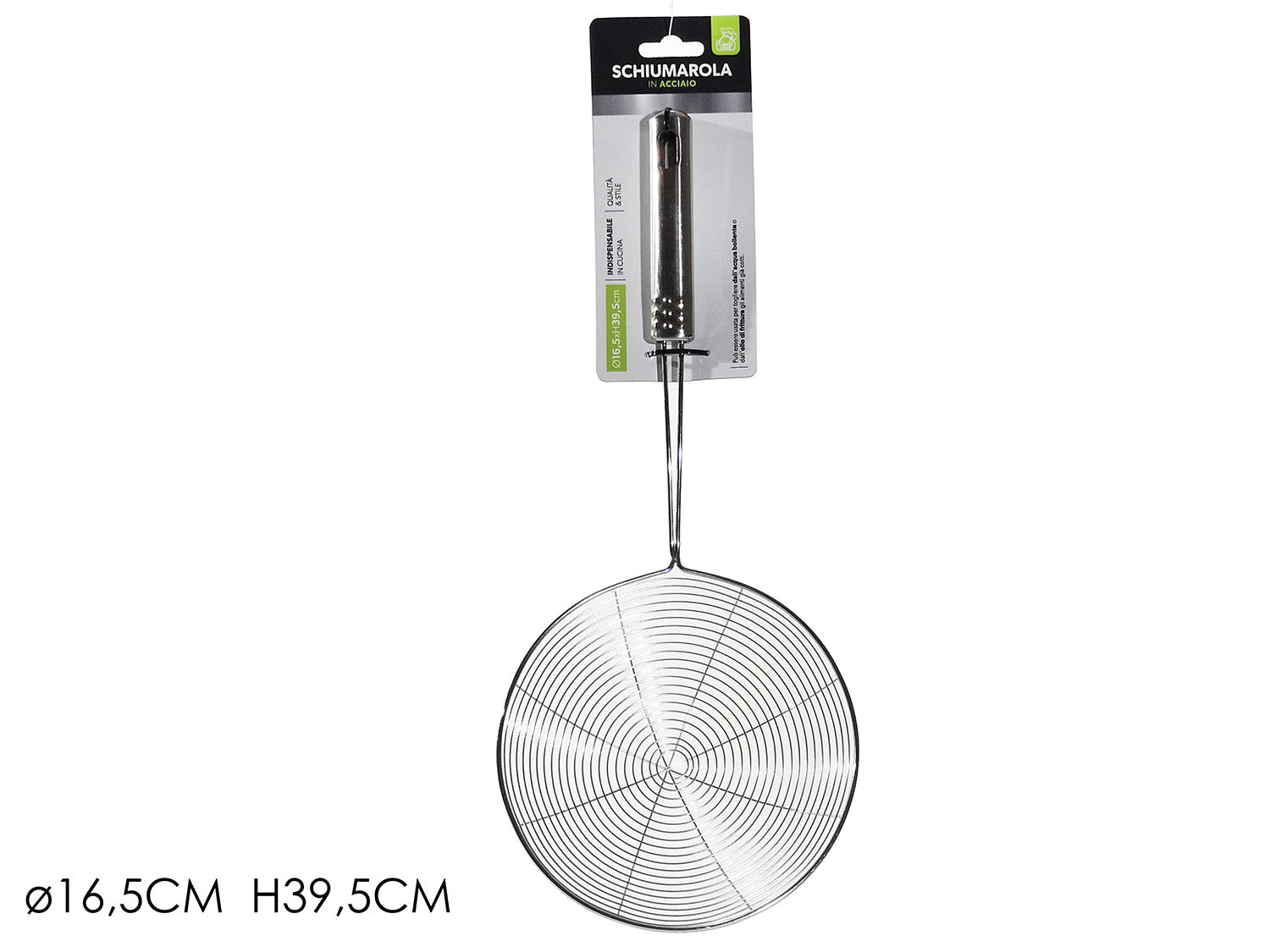 GT SCHIUMAROLA IN ACCIAIO 16,5CM