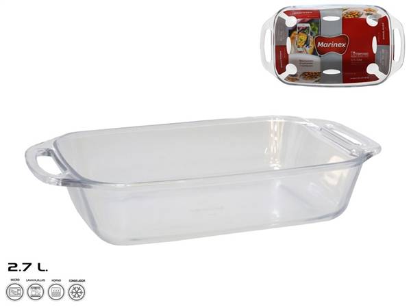 GERI TEGLIA VETRO RETT. 35X20X7 2,7LT 