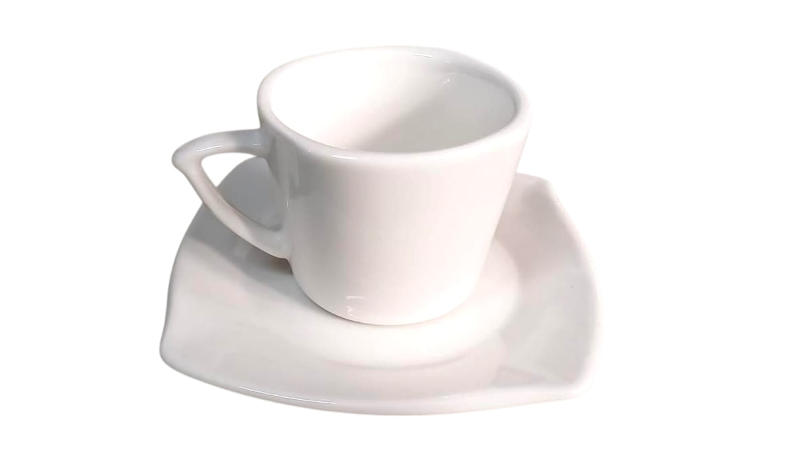 FT SET 6 TAZZE CAFFE C/PIATTINO QUADRA