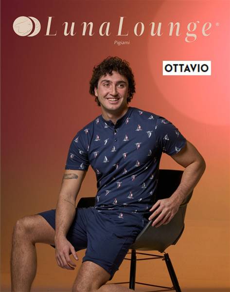 RL PIGIAMA UOMO CORTO LUNA ART.OTTAVIO COTONE