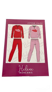 TR PIGIAMA CALDO COTONE DONNA ART.1167 