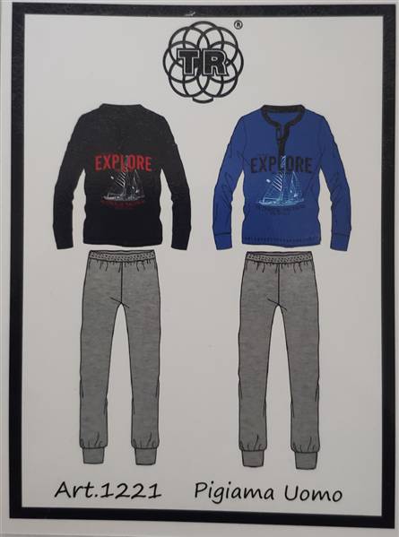 TR PIGIAMA COTONE SCATOLATO ART.1221 