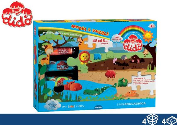 DIDO EDUCAGIOCA MODEL&PUZZLE SAVANA 