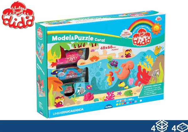 DIDO EDUCAGIOCA MODEL&PUZZLE CORAL 
