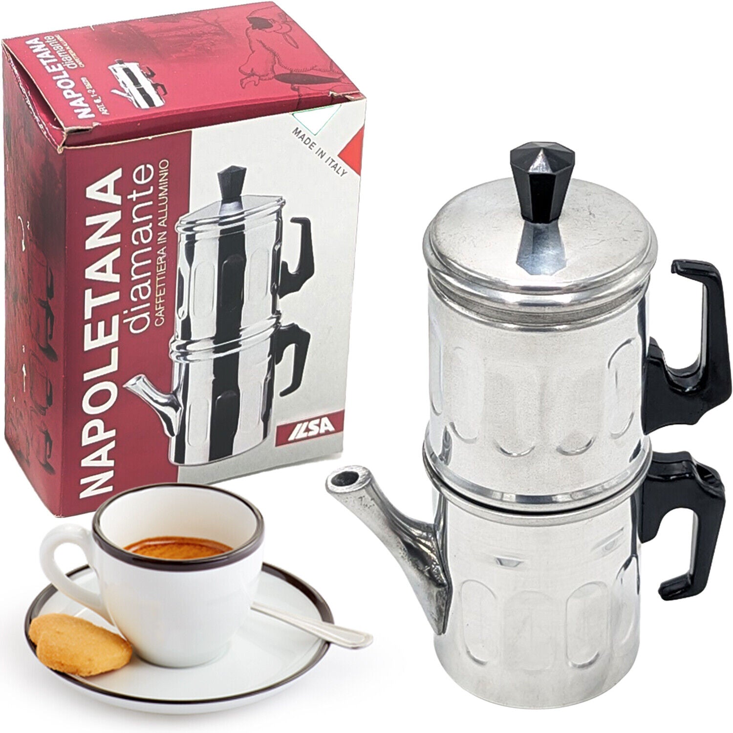 ILSA CAFFETTIERA NAPOLETANA 1TZ ALLUMINI