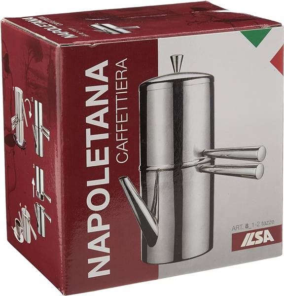 ILSA CAFFETTIERA NAPOLETANA 1TZ ACCIAIO 