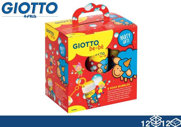 GIOTTO BEBE PARTY SET 6 BOLLE SAPONE 