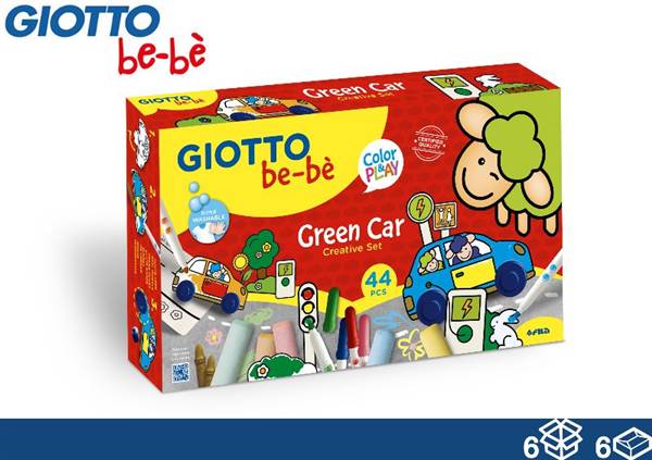 GIOTTO BEBE GREEN CAR SET 45X26X7 
