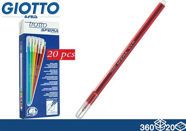 TRATTO PENNA SFERA ROSSA 