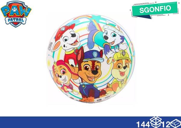 EOL PALLONE SGONFIO 23CM PAW PATROL 
