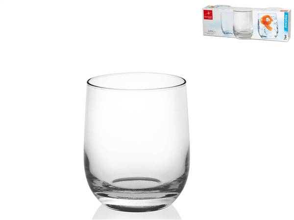 BORMIOLI BICCHIERE VINO LOTO 3PZ