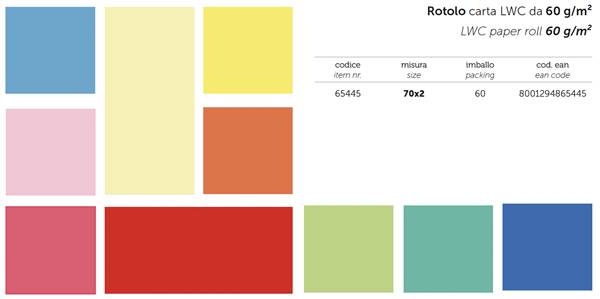 FLORIO ROTOLO CARTA 70X2MT GENERICO T.U 