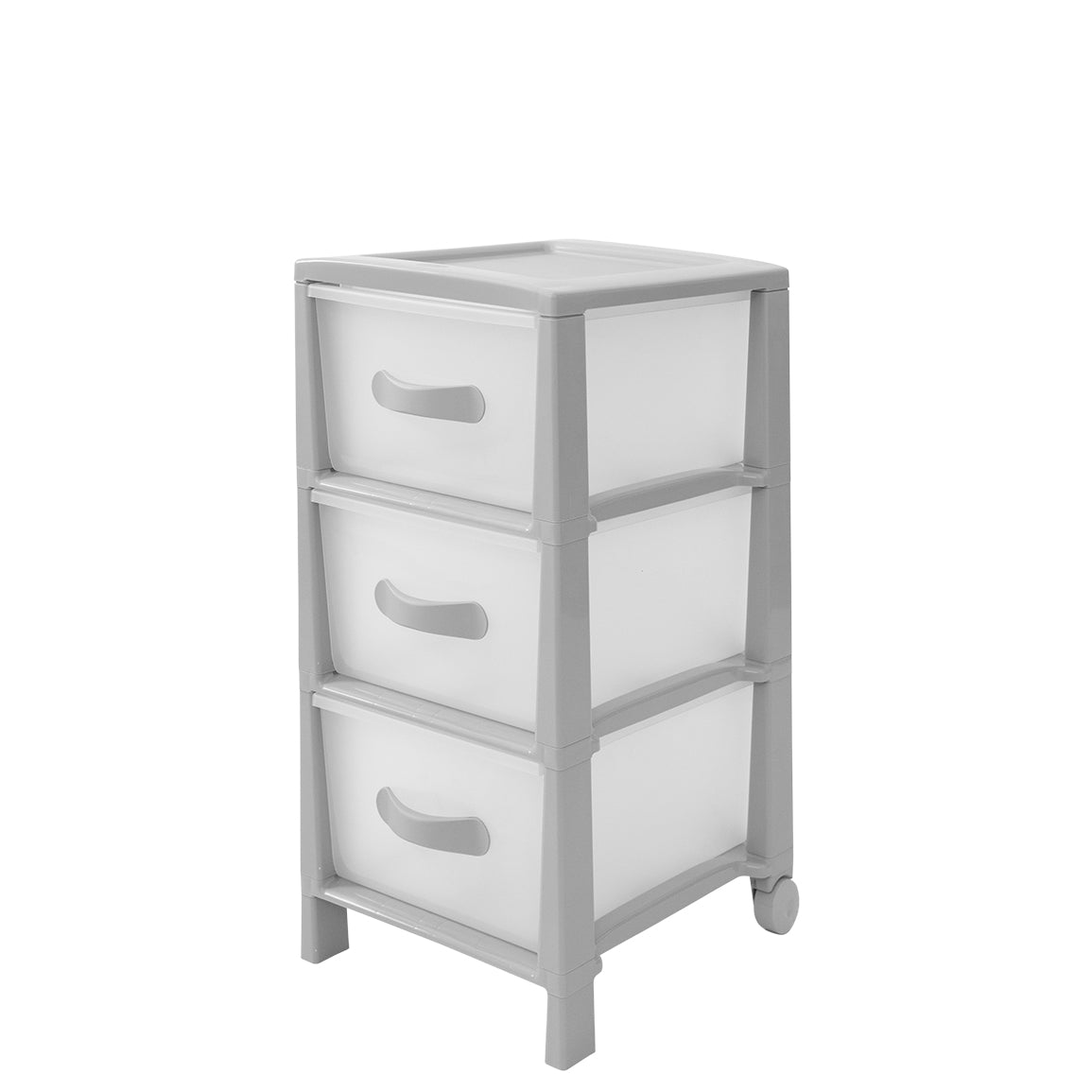 B&F CASSETTIERA FUTURA SLIM 3CASS GRIGIO 29.5 × 39.5 × 57 CM