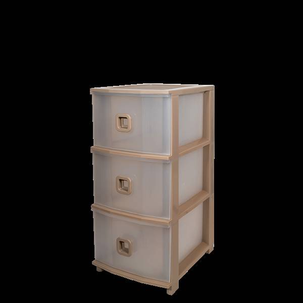 B&F CASSETTIERA PRATIKA SLIM PLUS TORTOR 3 CASSETTI