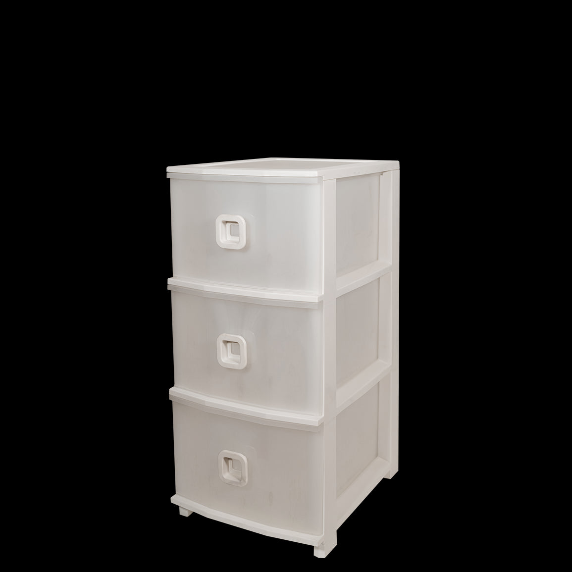 B&F CASSETTIERA PRATIKA SLIM PLUS BIANCO 3 CASSETTI