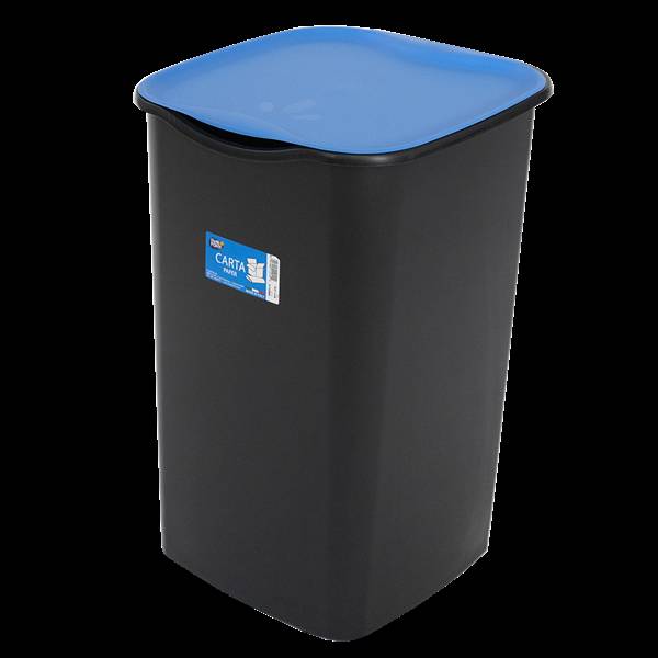 B&F PATTUMIERA RICICLO CARTA BLU 50LT RACCOLTA CARTA 37.5×36×53.5 CM.