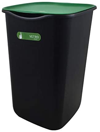 B&f Pattumiera Riciclo Vetro Verde 50l