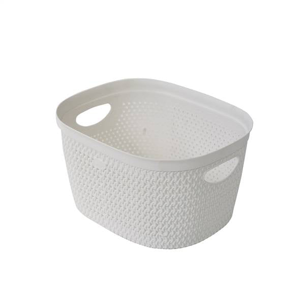 B&F INTRECCIO CESTA S BIANCO 