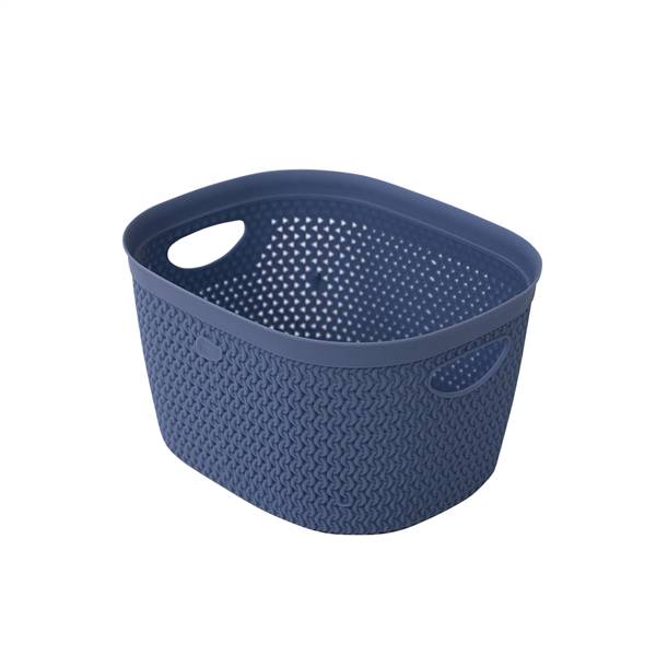 B&F INTRECCIO CESTA S BLU AVION 