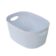 B&F INTRECCIO CESTA M BIANCO