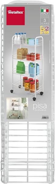 METALTEX SCAFFALETTO PISA 4 PIANI 