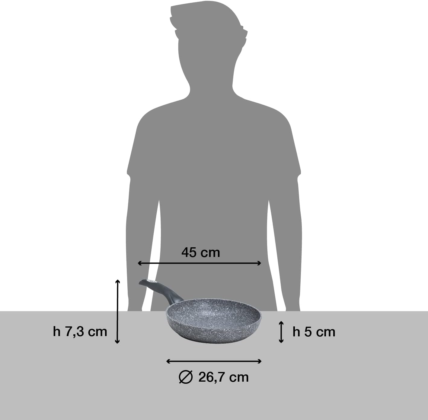 AETERNUM PADELLA 32CM M.PETRA IND