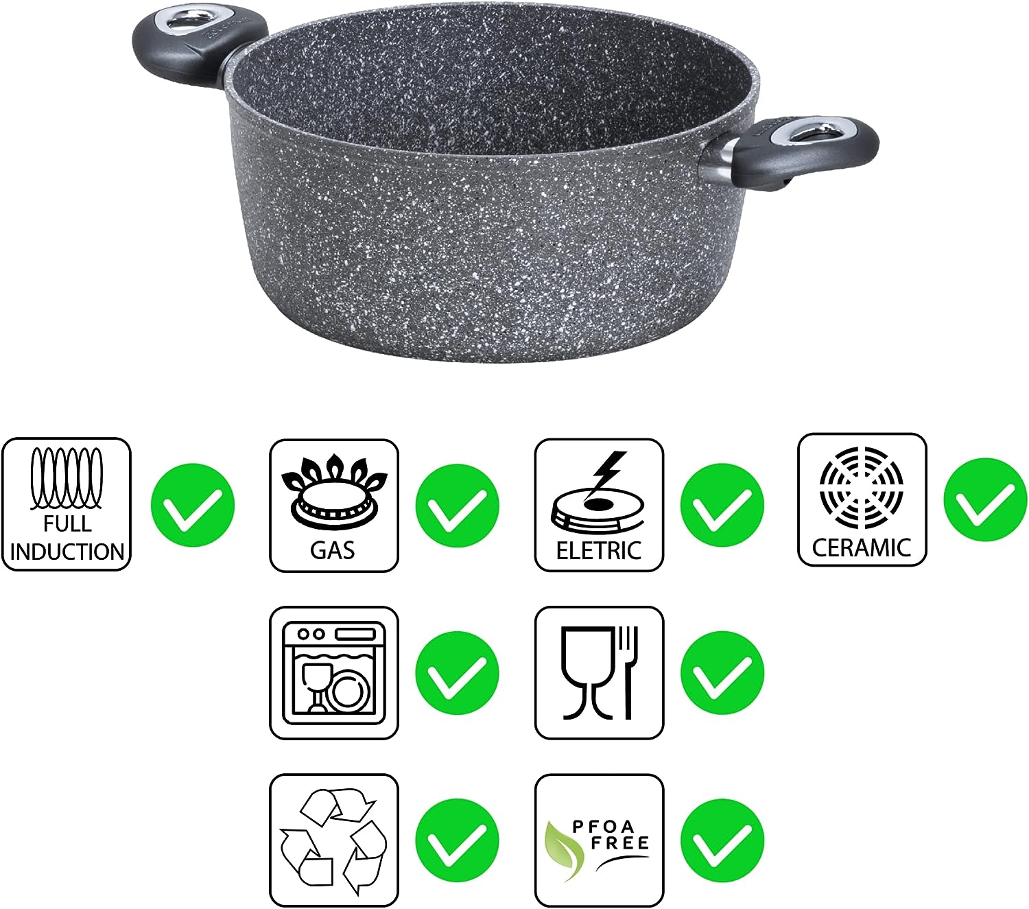 AETERNUM CASSERUOLA 24CM M.PETRA IND