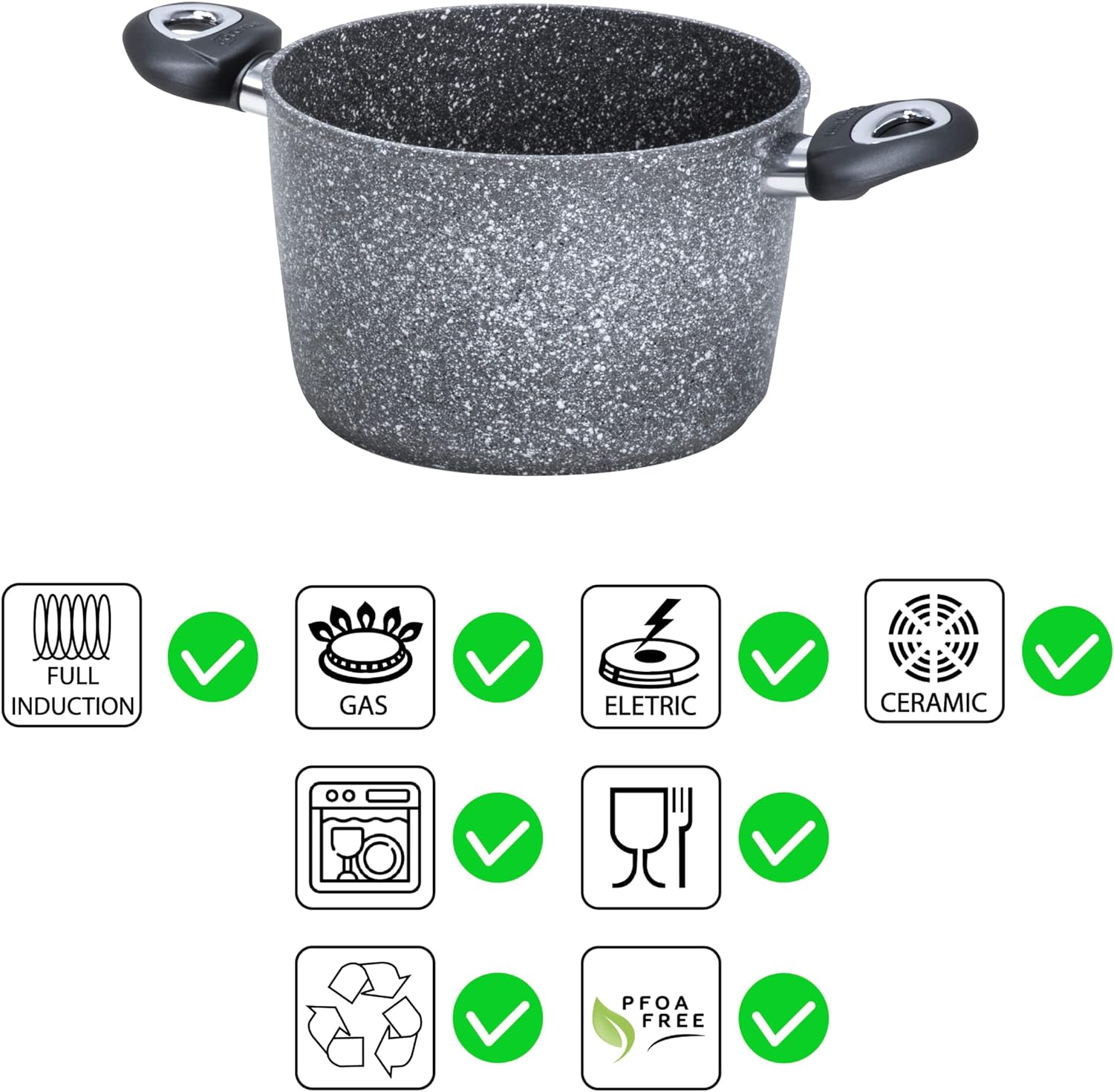 AETERNUM PENTOLA 24CM M.PETRA 3.0