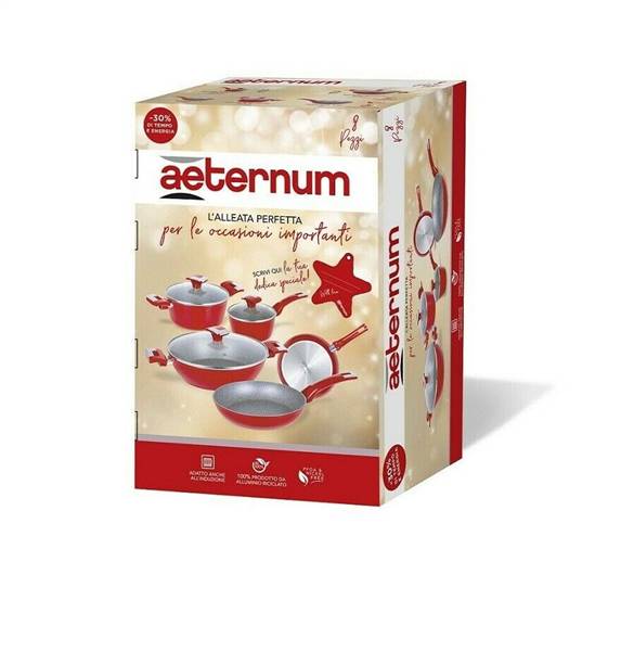 AETERNUM SET 8 PZ SPARKLING RED 