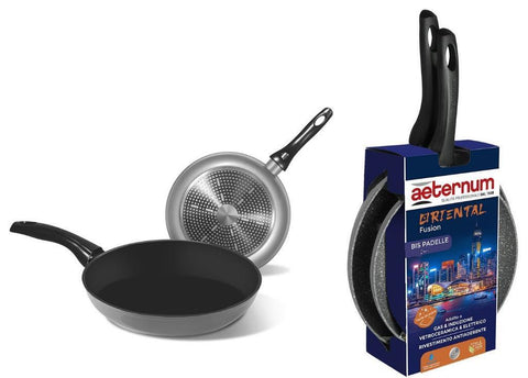 AETERNUM BIS PADELLE 20/24 CM. FUSION - Infinity Home Store