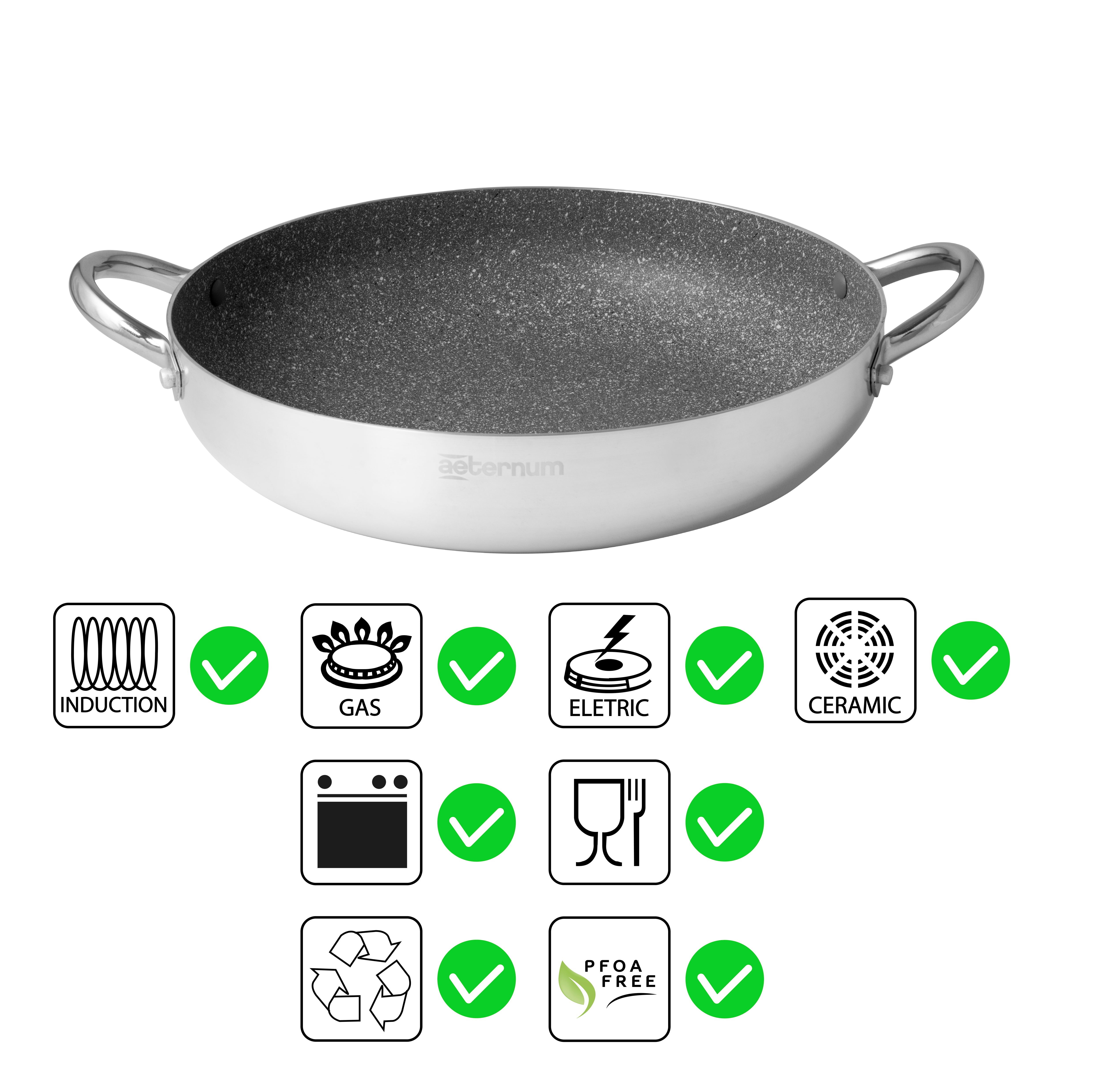 AETERNUM WOK 2M CM.36 G.FAMIGLIA