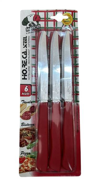 MARIETTI COLTELLO BISTECCA ROSSO 