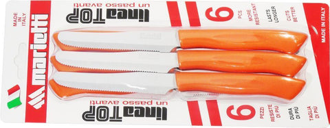 MARIETTI TOP COLTELLO 6PZ CM.11 ARANCIO - Infinity Home Store