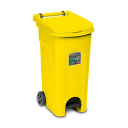 STEFANPLAST BIDONE ECO SYSTEM 80LT GIALL O