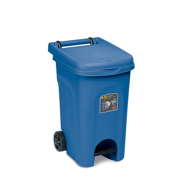 STEFANPLAST BIDONE URBAN ECO 60LT BLU CA 