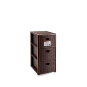 STEFANPLAST CASSET ELEGANCE 3 SLIM MOKA 11,8"X15,7"X23,6"H