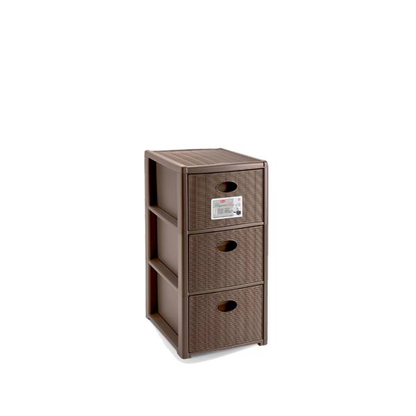 STEFANPLAST CASSET ELEGANCE 3 SLIM TORTO RA 11,8"X15,7"X23,6"H