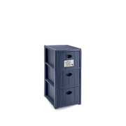 STEFANPLAST CASSET ELEGANCE 3 SLIM NAVY 11,8"X15,7"X23,6"H