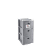 STEFANPLAST CASSET ELEGANCE 3 SLIM GREY STONE 11,8"X15,7"X23,6"H