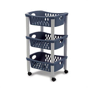 STEFANPLAST CARRELLO FRUTTA OTELLO BLUE 