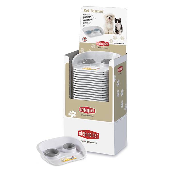 STEFANPLAST SET DINNER CANI/GATTI 
