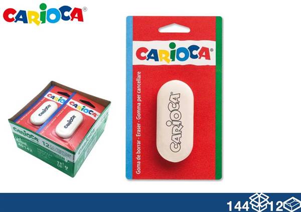 CARIOCA GOMMA PANE OVALE BLISTER 