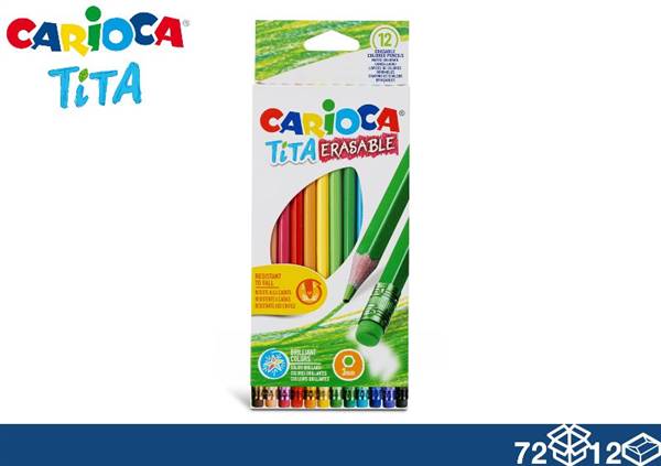 CARIOCA COLORI TITA CANCELLAB. 12PZ 