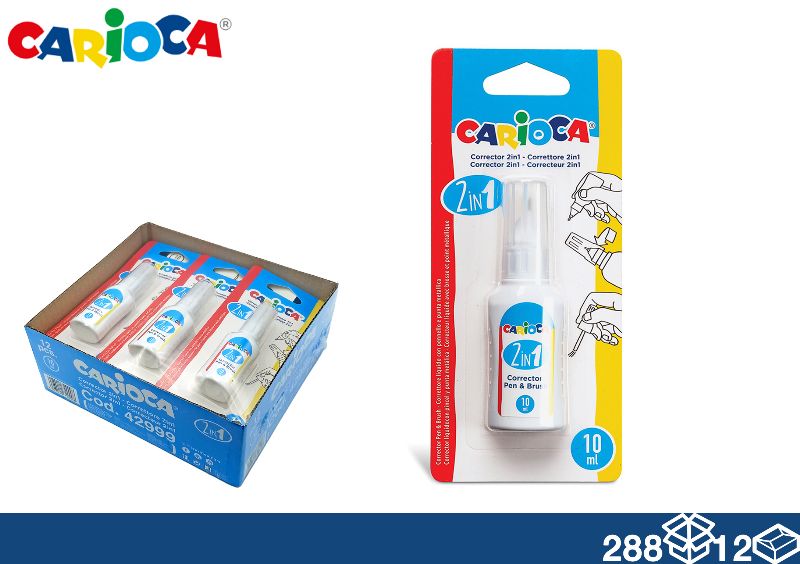 CARIOCA CORRETTORE 2IN1 10ML