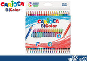 CARIOCA COLORI BI-COLOR TRIANG. 24PZ.