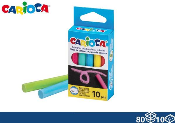 CARIOCA GESSI 10PZ MULTICOLOR 