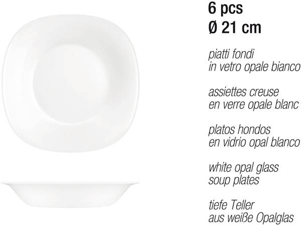 H&H SERVIZIO PIATTI 18PZ BLACK&WHITE 